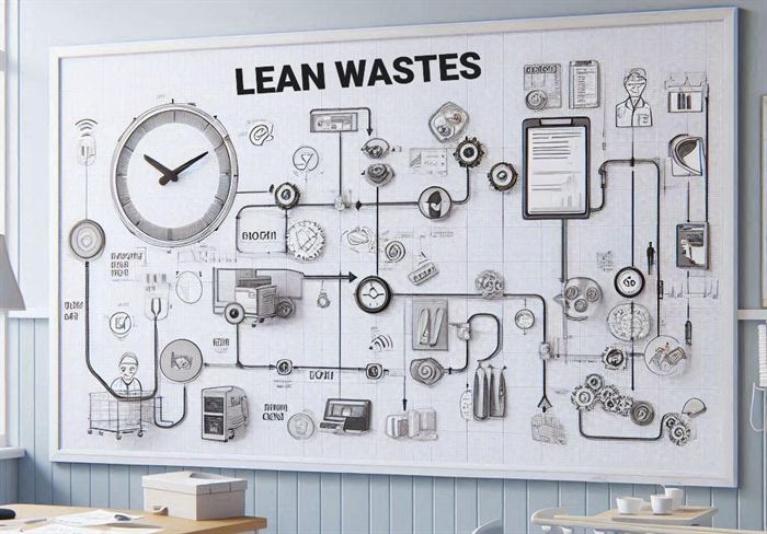 Lean waste diagram